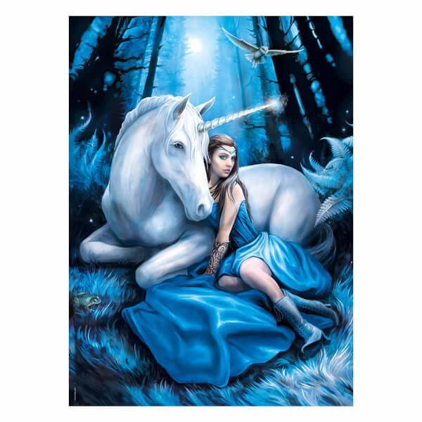 1000 Parça Puzzle: Anne Stokes Collection Blue Moon