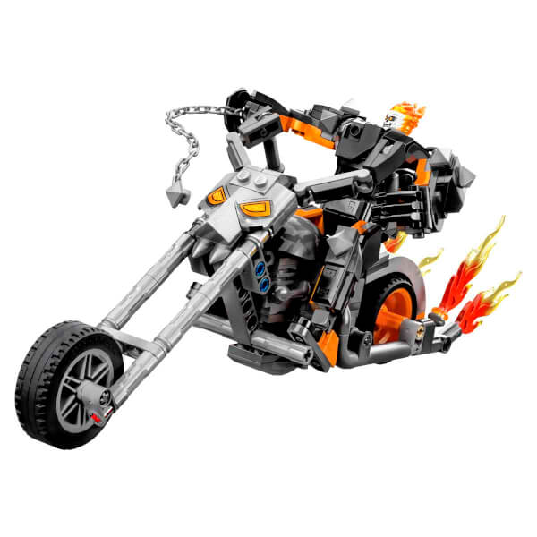LEGO Marvel Ghost Rider Robotu ve Motosikleti 76245 - 7 Yaş ve Üzeri Çocuklar için Minifigür ve Zincir İçeren Yaratıcı Oyuncak Yapım Seti (264 Parça)
