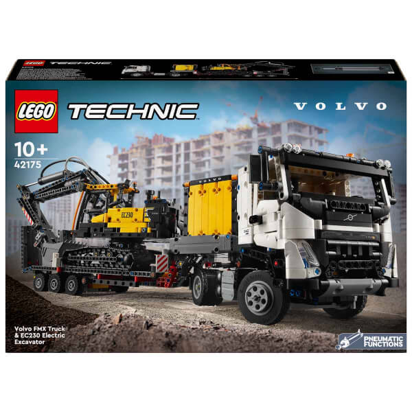 LEGO Technic Volvo FMX Kamyon ve EC230 Elektrikli Ekskavatör 42175 -10 Yaş ve Üzeri Çocuklar için Yaratıcı Oyuncak Yapım Seti (2274 Parça)