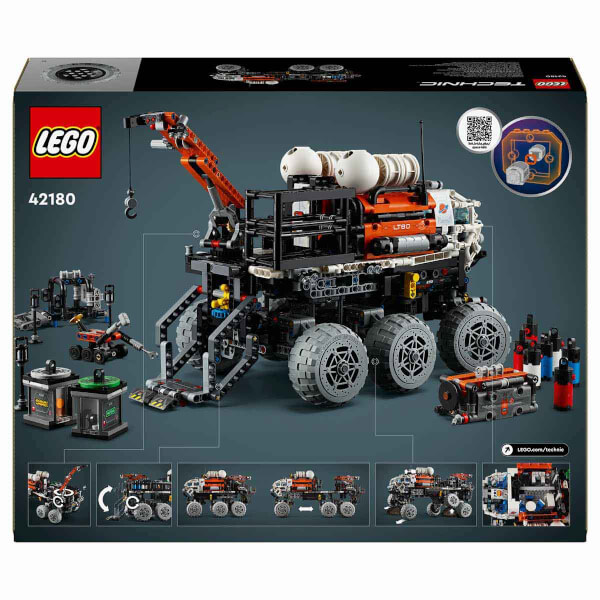 LEGO Technic Mars Ekibi Keşif Aracı 42180 - 11 Yaş ve Üzeri Uzay Meraklısı Çocuklar için Koleksiyonluk Yaratıcı Oyuncak Model Yapım Seti (1599 Parça)Technic Mars Ekibi Keşif Aracı 42180 