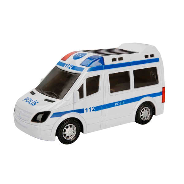 Sesli ve Işıklı Çarp-Dön Polis Arabası