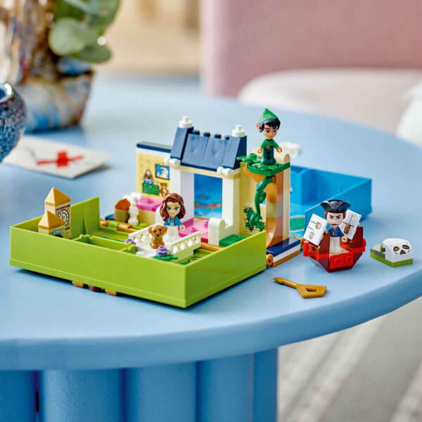 LEGO® | Disney Peter Pan ve Wendy'nin Hikaye Kitabı Macerası 43220 - 5 Yaş ve Üzeri Çocuklar için Yaratıcı Oyuncak Yapım Seti (111 Parça)