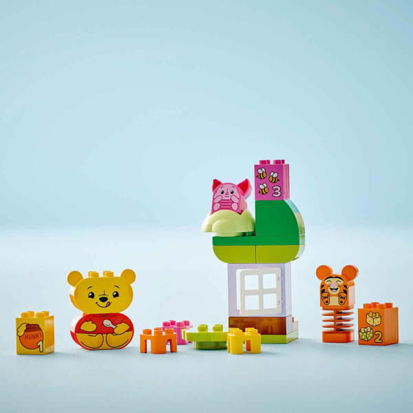 LEGO DUPLO Disney Ayı Winnie’nin Doğum Günü Partisi 10457 - 1,5 Yaş ve Üzeri Çocuklar için Eğitici Oyuncak Yapım Seti (22 Parça)