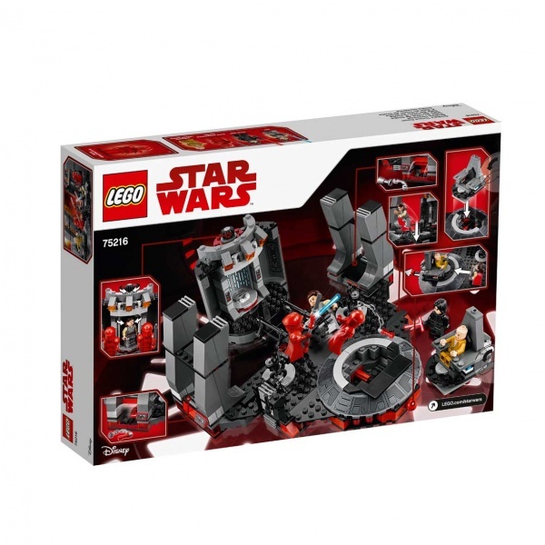 LEGO Star Wars Snokes Throne Room 75216