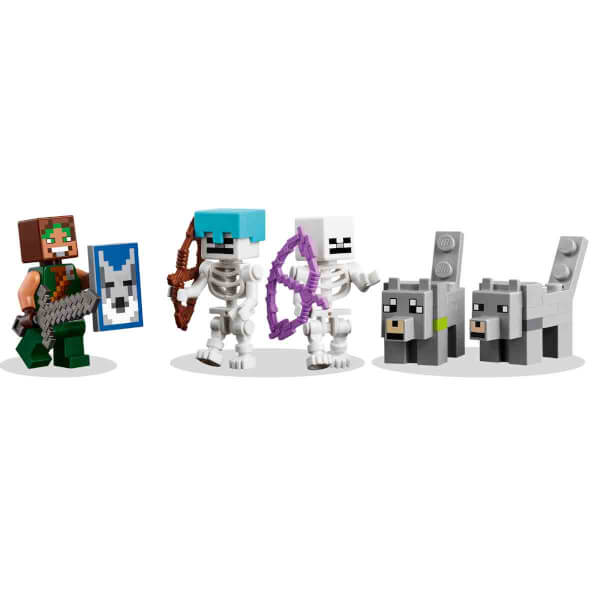 LEGO Minecraft Kurt Kalesi 21261 - 8 Yaş ve Üzeri Macera Oyunları Seven Çocuklar İçin İskelet Kaşif İçeren Yaratıcı Oyuncak Yapım Seti (312 Parça)