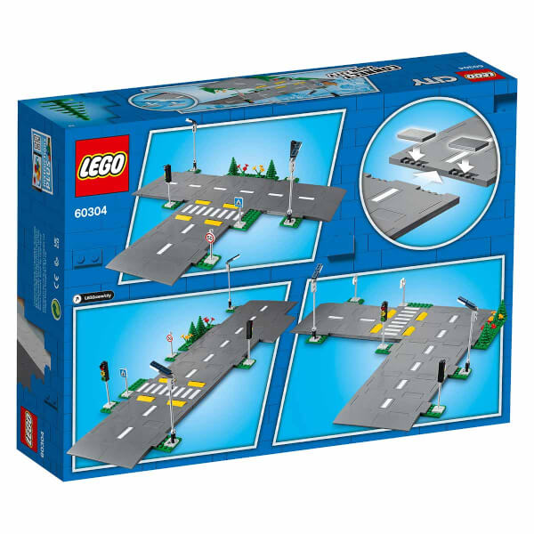 LEGO City Yol Zeminleri 60304 Yapım Seti; Çocuklar için Harika bir Yapım Seti (112 Parça)