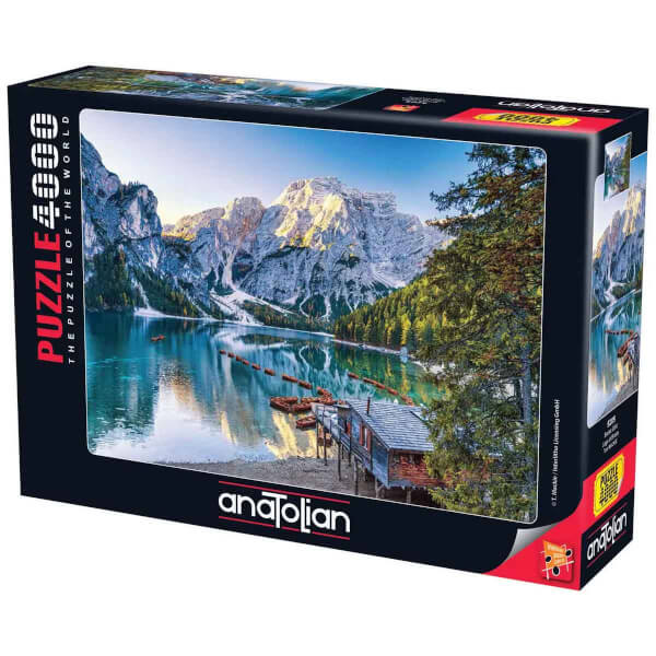 4000 Parça Puzzle: Braies Gölü