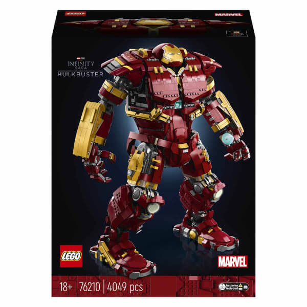 LEGO Marvel Hulkbuster 76210 - Yetişkinler için Iron Man Hulkbuster MK44 Yapım Seti (4049 Parça)