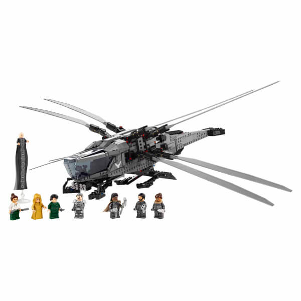 LEGO Icons Dune: Çöl Gezegeni Atreides Royal Ornithopter 10327 - Yetişkinler için Koleksiyonluk Yaratıcı Model Yapım Seti (1369 Parça)