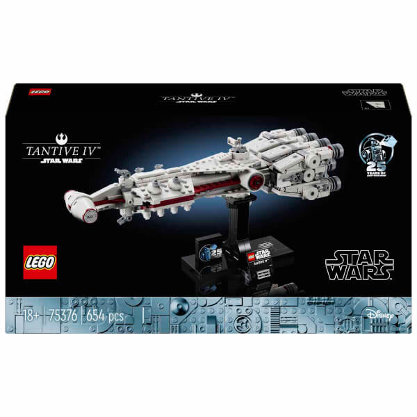 LEGO Star Wars Tantive IV 75376 - Star Wars Seven Yetişkinler için İnşa Edilebilen Koleksiyonluk Yaratıcı Starship Modeli Yapım Seti (654 Parça)