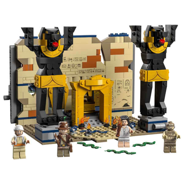 LEGO Indiana Jones: Kayıp Mezardan Kaçış 77013 8 Yaş ve Üzeri Çocuklar için Tapınak Modeli ve Indy Minifigürü İçeren Yaratıcı Oyuncak Yapım Seti 600 Parça