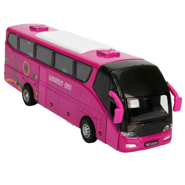 Sesli ve Işıklı Die Cast Çek Bırak Otobüs 