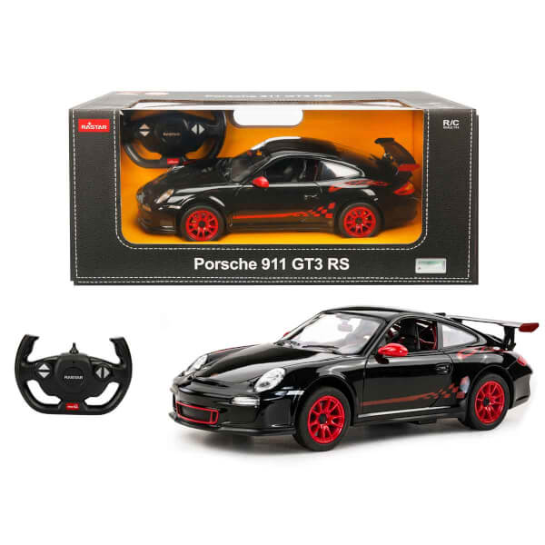 1:14 Porsche GT3 RS Uzaktan Kumandalı Işıklı Araba - Siyah