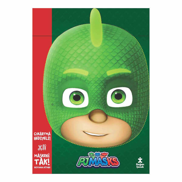 Maskeni Tak: Pjmasks Kertenkele Çocuk Boyama