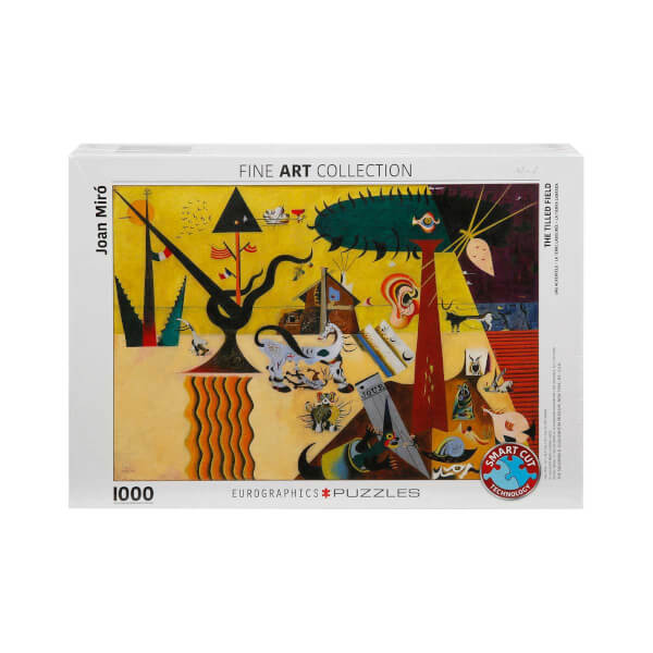 1000 Parça Puzzle : The Tilled Field -  Joan Miro 