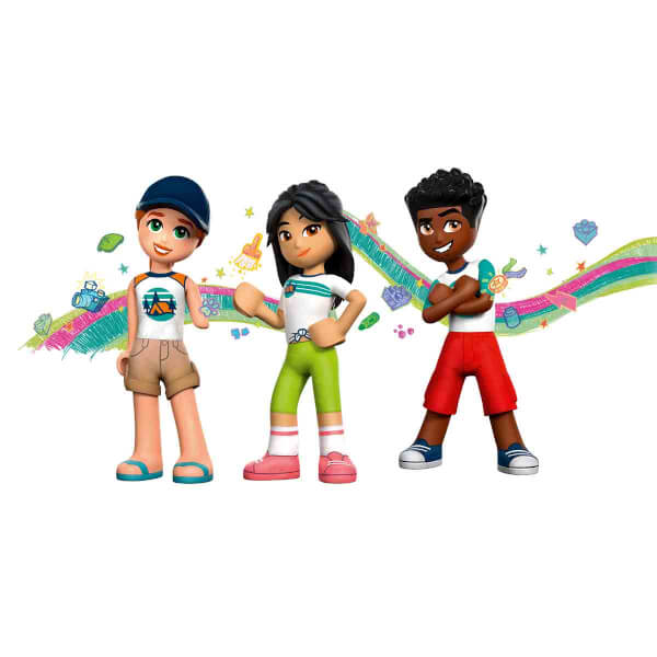 LEGO Friends Macera Kampı Su Sporları 42626 - 7 Yaş ve Üzeri Çocuklar için Ayı Figürü İçeren Yaratıcı Oyuncak Yapım Seti (628 Parça)