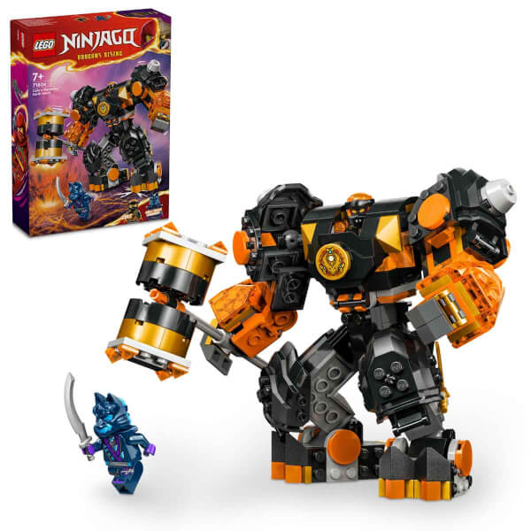 LEGO® NINJAGO® Cole'un Toprak Elementi Robotu 71806 - 7 Yaş ve Üzeri Çocuklar için Aksiyon Figürü İçeren Yaratıcı Oyuncak Yapım seti (235 Parça)