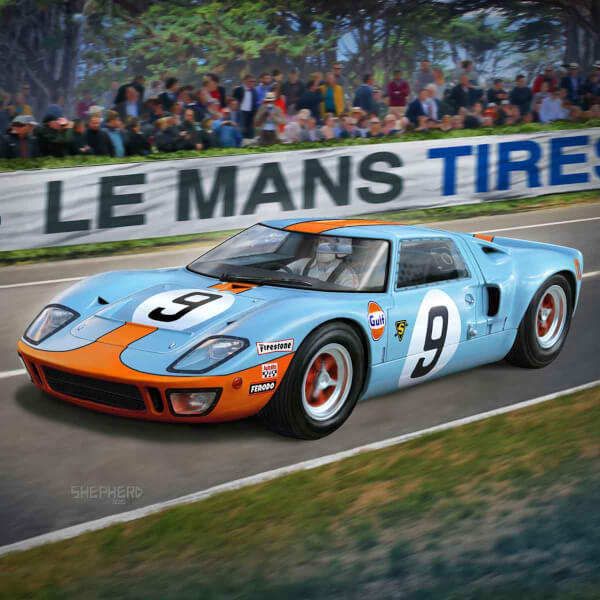 Revell 1:24 Ford Gt 40 Le Mans 1968  1969 VSA07696