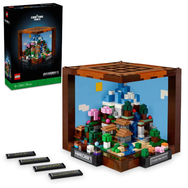 LEGO Minecraft Eşya Yapma Masası 21265 - Yetişkinler için Koleksiyonluk Yaratıcı Model Yapım Seti (1195 Parça)