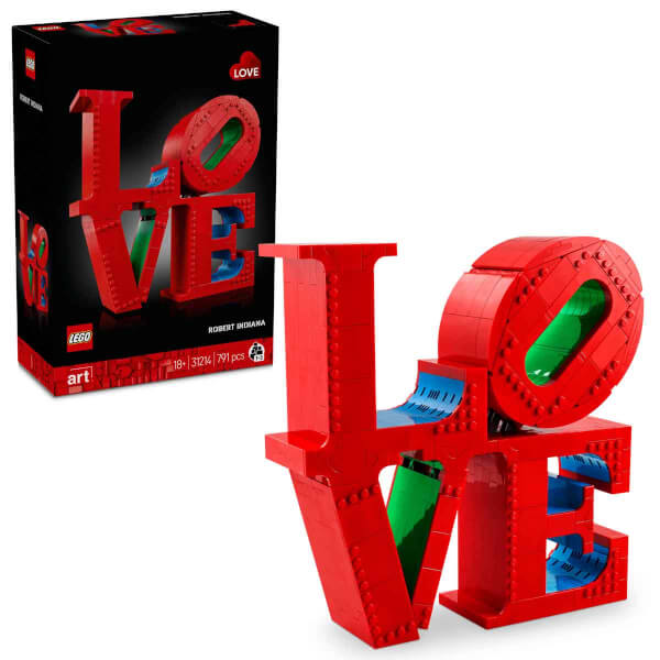 LEGO Art LOVE 31214 - Yetişkinler için Hediyelik Dekoratif Model Yapım Seti (791 Parça)