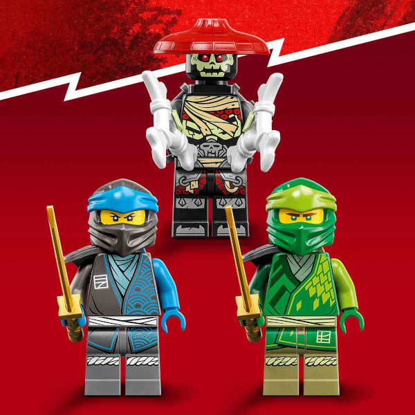 LEGO NINJAGO: Nya nın Su Ejderhası EVO 71800 6 Yaş ve Üzeri Çocuklar için Nya ve Lloyd Minifigürleri İçeren Yaratıcı Oyuncak Yapım Seti 173 Parça