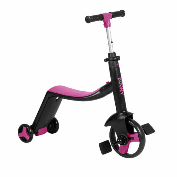 3 Tekerlekli 3in1 Pembe Scooter