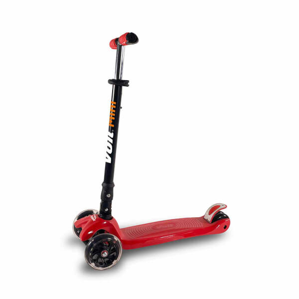 Voit 3 Tekerlekli Işıklı Kırmızı Scooter