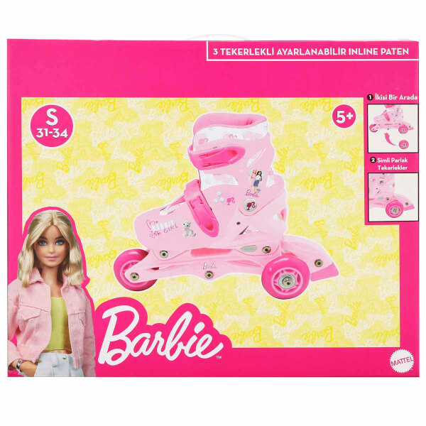 Barbie Inline 3 Tekerlekli Paten 