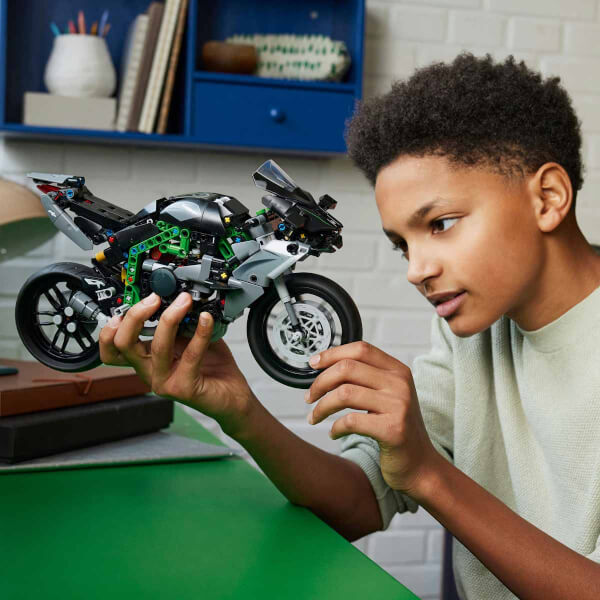 LEGO Technic Kawasaki Ninja H2R Motosiklet 42170 - 10 Yaş ve Üzeri Çocuklar için Koleksiyonluk Yaratıcı Oyuncak Model Yapım Seti (643 Parça)