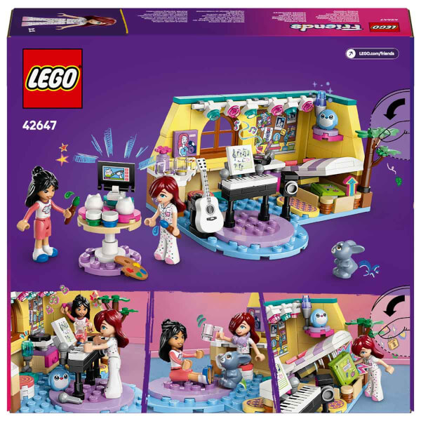 LEGO Friends Paisley’nin Odası 42647 - 6 Yaş ve Üzeri Çocuklar için Mini Bebek İçeren Yaratıcı Oyuncak Yapım Seti (199 Parça)