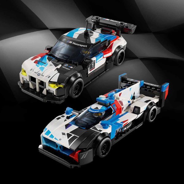 LEGO Speed Champions BMW M4 GT3 ve BMW M Hybrid V8 Yarış Arabaları 76922 - 9 Yaş ve Üzeri Çocuklar için Koleksiyonluk ve Sergilenebilir Yaratıcı Oyuncak Model Yapım Seti (676 Parça)