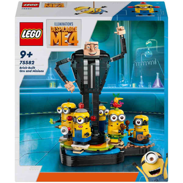 LEGO Despicable Me 4 Yapım Parçalarından Gru ve Minyonlar 75582 -9 Yaş ve Üzeri Çocuklar İçin Yaratıcı Oyuncak Model Yapım Seti (839 Parça)