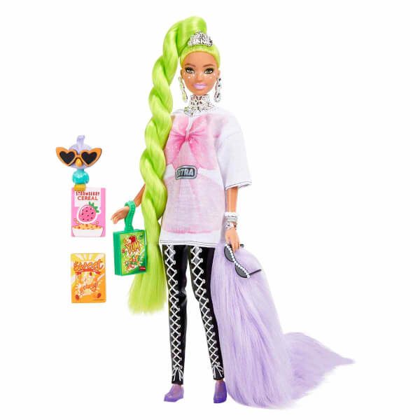 Barbie Extra Neon Saçlı Bebek HDJ44