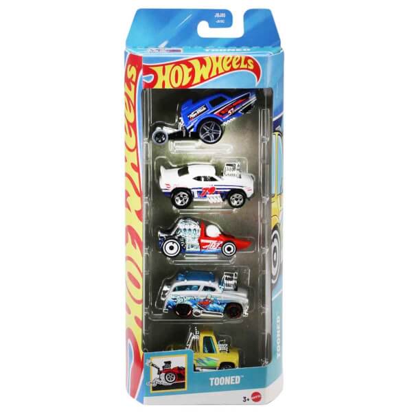 Hot  Wheels 5'li Araba Seti  - Jbj85 Tooned