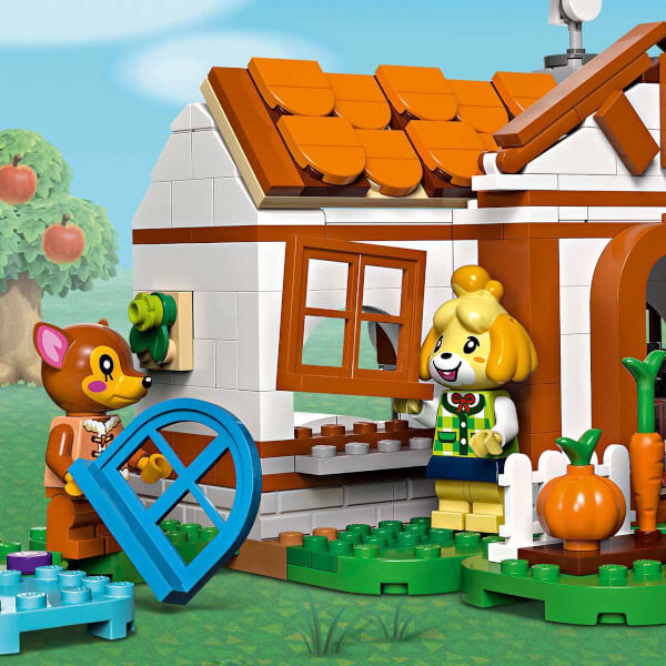 LEGO Animal Crossing Isabelle Ev Ziyaretinde 77049 - 6 Yaş ve Üzeri Çocuklar için İnşa Edilebilen Yaratıcı Oyuncak Yapım Seti (389 Parça)