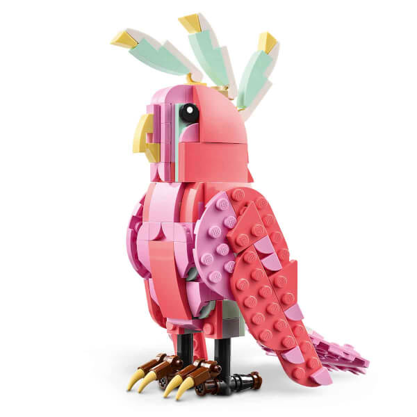 LEGO Creator 3’ü 1 Arada Vahşi Hayvanlar: Pembe Flamingo 31170 - 8 Yaş ve Üzeri Çocuklar için Kakadu Papağanı veya Aksolotl’a Dönüşebilen Yaratıcı Oyuncak Yapım Seti (288)