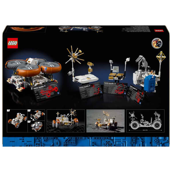 LEGO Technic NASA Apollo Ay Taşıtı – LRV 42182 - Yetişkinler için Uzay Aracı Yapım Seti (1913 Parça)