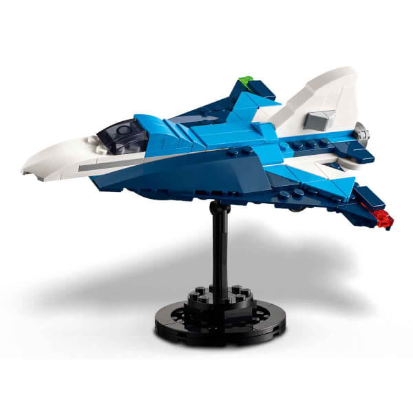 LEGO Creator 3’ü 1 Arada Uçak: Yarış Uçağı 31160 - 7 Yaş ve Üzeri Çocuklar için Jet veya Helikoptere Dönüşebilen Yaratıcı Oyuncak Yapım Seti (178 Parça)