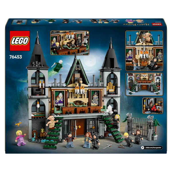 LEGO Harry Potter Malfoy Malikanesi 76453 - 10 Yaş ve Üzeri Çocuklar ve Yetişkinler için Koleksiyonluk Yaratıcı Oyuncak Yapım Seti (1601 Parça)