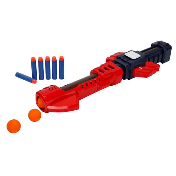 Zapp Toys 6 Toplu 6 Mermili Sünger Dart Atan Silah 42 cm
