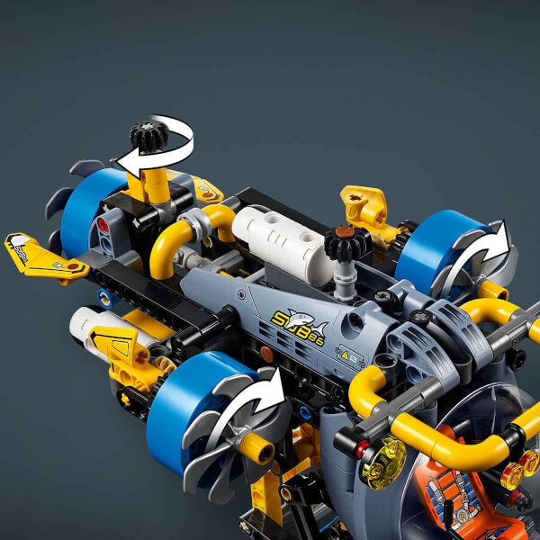 LEGO Technic Derin Deniz Araştırma Denizaltısı 42201 - 9 Yaş ve Üzeri Mühendislik ve Bilimi Seven Çocuklar için Yaratıcı Oyuncak Yapım Seti (413 Parça)