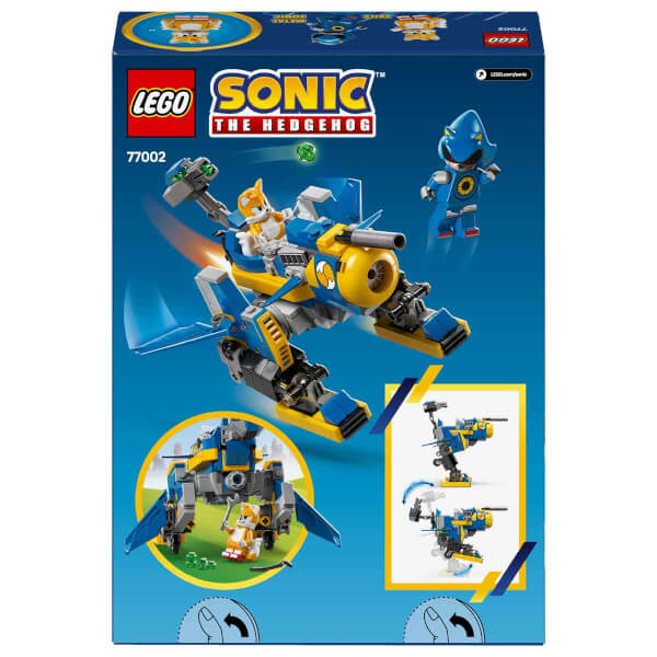 LEGO Sonic the Hedgehog Cyclone, Metal Sonic’e Karşı 77002 - 8 Yaş ve Üzeri Çocuklar için Koleksiyonluk Yaratıcı Oyuncak Yapım Seti (290 Parça)