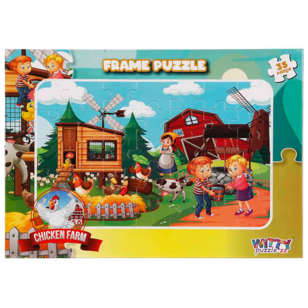 35 Parça Puzzle: Çiftlik Hayatı