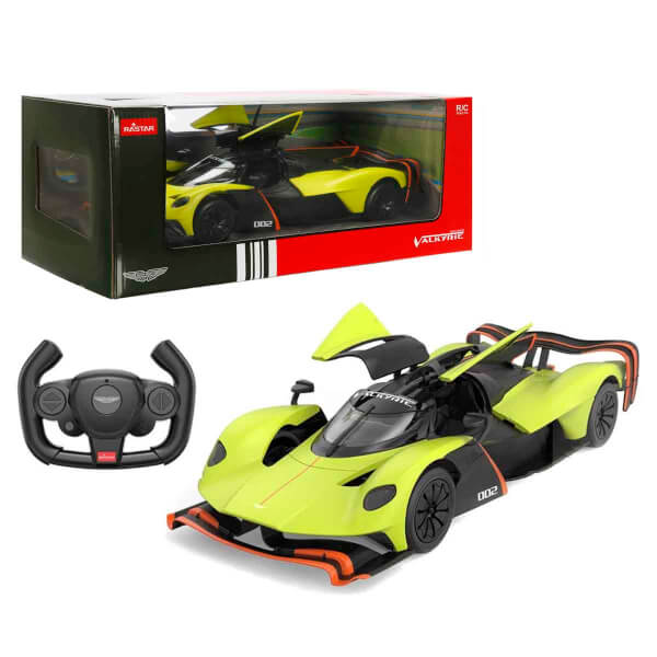 1:14 Aston Martin Valkyrie AMR Pro Işıklı Uzaktan Kumandalı Araba - Açık Yeşil