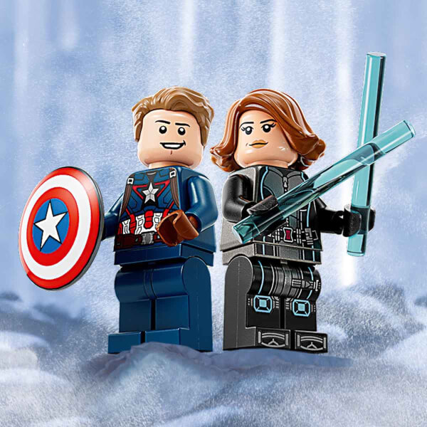 LEGO Marvel Black Widow ve Kaptan Amerika Motosikletleri 76260