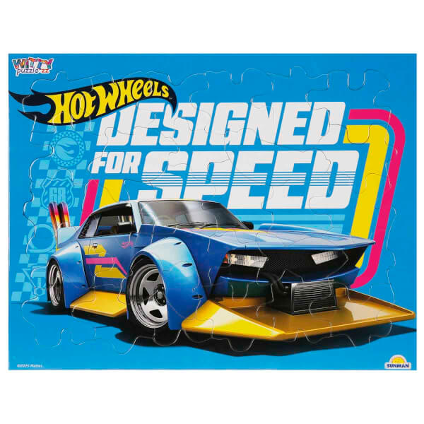 30 Parça Puzzle: Hot Wheels Hız Tutkusu