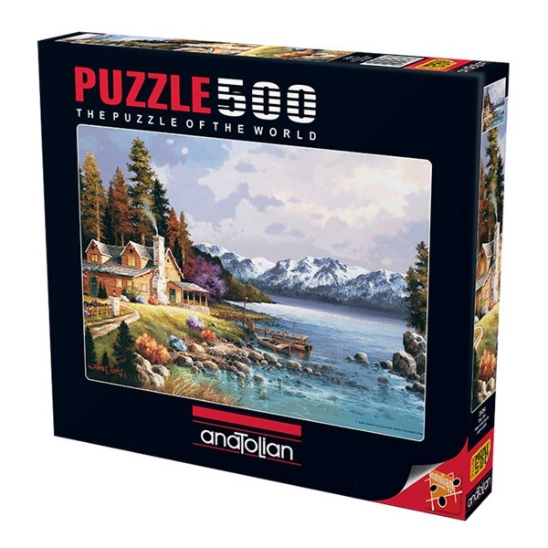 500 Parça Puzzle : Dağ Evi 