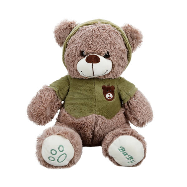 Yelekli Oturan Peluş Ayı 45 cm.