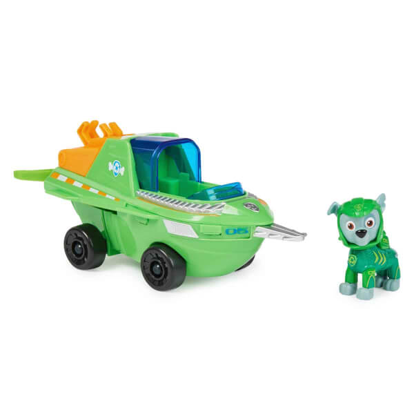 PAW Patrol Aqua Pups Temalı Araç ve Rocky Figür Seti