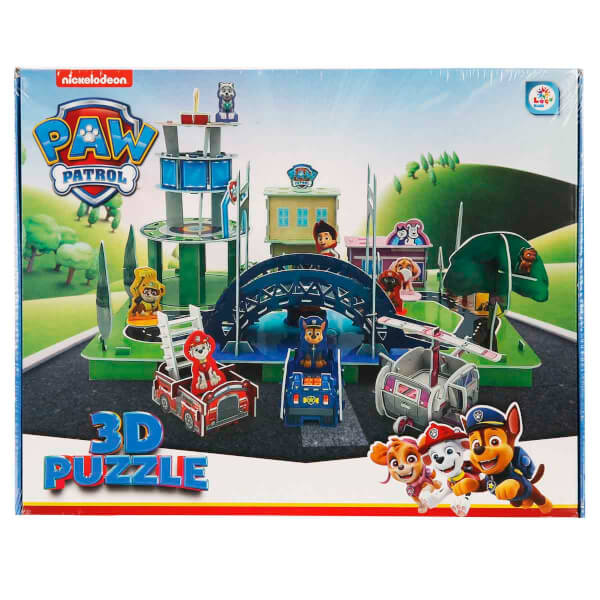 126 Parça 3D Puzzle: PAW Patrol